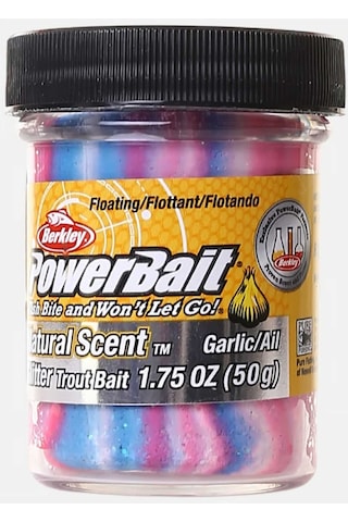 Berkley PowerBait Doğal Kokulu Glitter (Simli) Alabalık Hamuru - Captain America