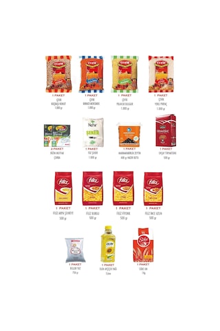 Mega Ramazan Paketi İhtiyaç Kolisi