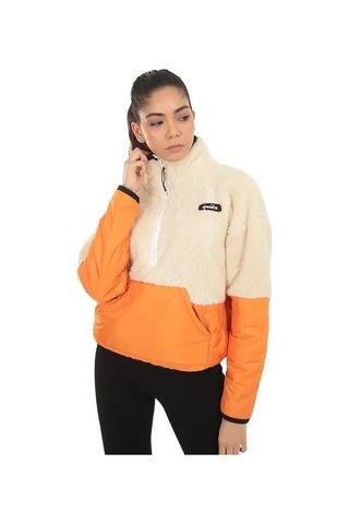 Diadora D202018-580 Colorblock W 1/2 Zip Sherpa Kadın Sweatshirt 001