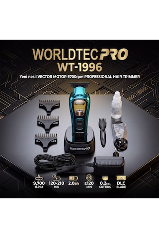 Worldtec Wt-1996 Profesyonel Saç Ve Sakal Kesme Makinesi