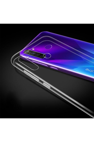 Kilifone - Realme 5 Pro Uyumlu - Kılıf Şeffaf Soft Slim Fitt Süper Silikon Kapak - Şeffaf