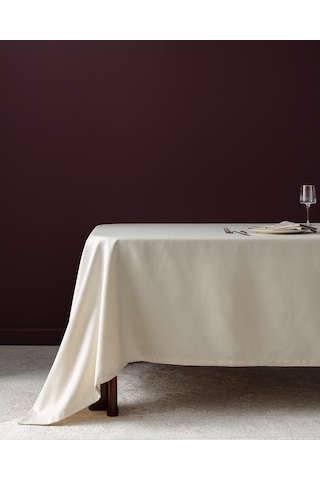 Madame Coco Ancella Masa Örtüsü - Bej - 160x300 Cm 8684427114216 Ekru