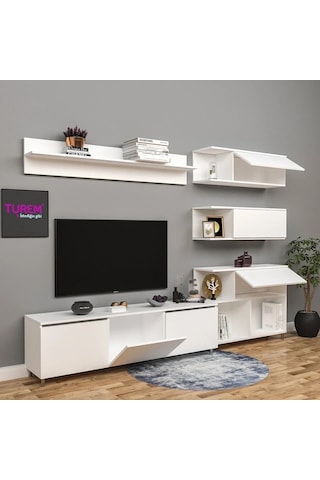Luxury Tv Ünitesi Mdf Siyah