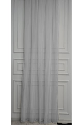 Parlak Vual Düz Tül Perde Krem-2485-krem