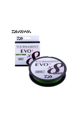 Daiwa Tournament Evo+ 8b Chartreuse İp Misina 135m - 0.08mm 0.10 MM