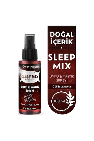 Onka Farma Sleepmix Gül & Lavanta Uyku Yastık Spreyi 100 ML Onka Farma Sleepmix Gül & Lavanta Uyku Yastık Spreyi 100 ML
