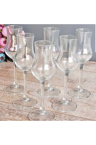 Paşabahçe 440111 Grappa 6'lı Kadeh Kahve Yanı Su Bardağı