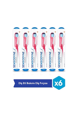 Sensodyne Diş Eti Bakımı Yumuşak Diş Fırçası 6'lı Sensodyne Diş Eti Bakımı Yumuşak Diş Fırçası 6'lı