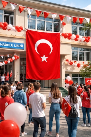 100x150 Cm Alpaka Kumaş Türk Bayrağı Büyük Boy Dayanıklı Bayrak İç Ve Dış Mekan Kullanımı Tek Ebat