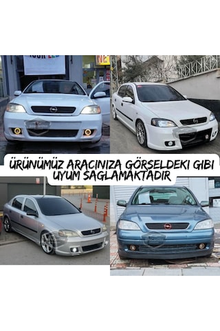Opel Astra G 1998-2004 Uyumlu Üniversal Mercekli Angel Sis Farı Metal Su Geçirmez 76 Mm Turu Halkalı Gündüz Farı Sis Farı 58245790