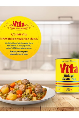 VITA BITKISEL SUSUZ MARGARIN 2 L
