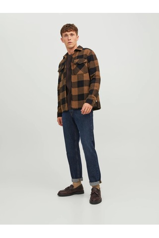 Jack & Jones Jack&jones Rahat Kesim Kahverengi Erkek Gömlek 12241533 001