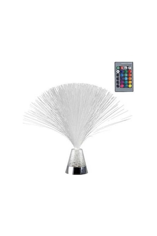 Dancemonkey Çok Renkli Led Fiber Optik Lamba Gece Aynası Çalışan Xmas Uzaktan Kumanda 2 2