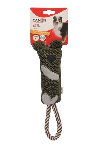 Camon İpli Ve Gıcırtılı Hışırtılı Karışık Hayvan Figürlü Köpek Oyuncağı 30 Cm