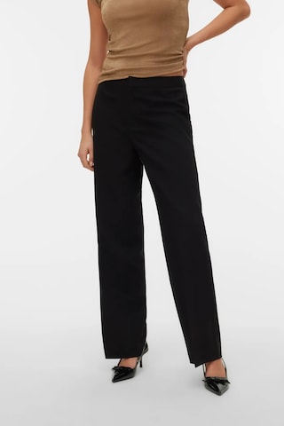 Vero Moda Kadın Vmdallas Geniş Paçalı Rahat Form Cepsiz Pantolon 10341128 Siyah Siyah