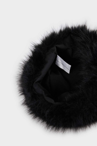 Defacto Kadın Pamuklu Pelüş Şapka E9959axnsbk26 Siyah-bk26