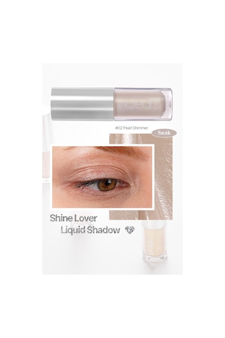 Yoğun Işıltılı, Prizmatik Yapılı Likit Far Cre'ars Shine Lover Liquid Shadow 02 Pearl Shimmer 77159488