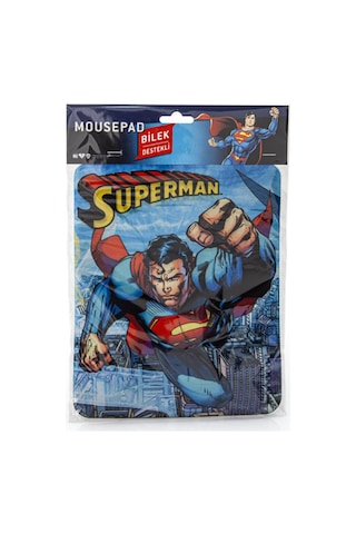 Superman Lisanslı Bilek Destekli Dijital Baskılı Mousepad