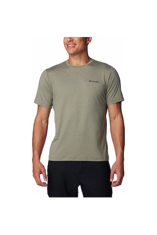 Columbia Ao5545 Tech Trail Crew Neck Iı Erkek T-shirt-29976 Yeşil