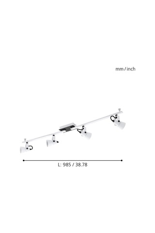 Trıllo Spot 4x4,5w Gu10-led En:98,5cm-boy:7cm- Ampul Dahil Diğer