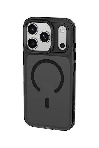 Apple Uyumlu iPhone 17 Pro Kılıf M-safe Şarj Özellikli Benks C-magnet Lucid Armor Kapak Siyah Siyah