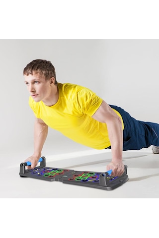 Push-up Lastikli Ekranlı Sayaçlı Şınav Tahtası