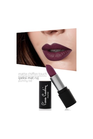 Pierre Cardin Matte Chiffon Touch Lipstick - Plummy Red -190