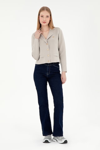 U.S. Polo Assn. Kadın Mavi Slim Flare Fit Jean Pantolon 50297486-DN0022