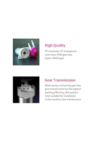 Monyee 12v/24v Dc Mini Peristaltik Pompa - Gıda Sınıfı Silikon Hortumlu 2x4mm