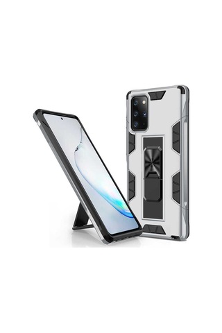 Galaxy Note 20 Kılıf Zore Volve Kapak Gri