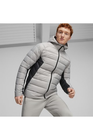 Puma Packlite Hooded Down Jacket Erkek Mont-gri