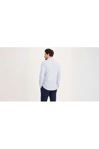 Dockers Oxford Slim Fit Erkek Gömlek A881600110 Mavi