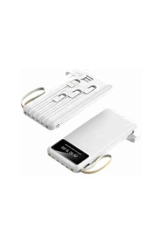 Hızlı Şarj Özellikli 20.000 Mah Dijital Göstergeli Usb Girişli Android Ve İos Uyumlu Powerbank Çok Renkli