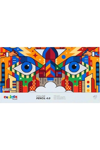 Carioca Plus 4.0 Kuru Boya Kalemi 40'lı