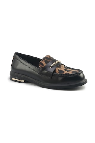 Nine West Tıada5 5pr Leopar Kadın Loafer 000000000102012128 Kahverengi