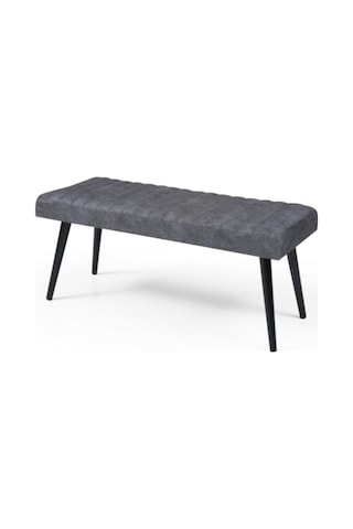 Erezogullari_Mobilya Mutfak Bank Bench Oturma Markiz 110Cm Gri/Antrasit Kumaş