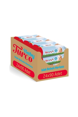 Baby Turco Islak Havlu 24x90 2160 Yaprak 24'lü