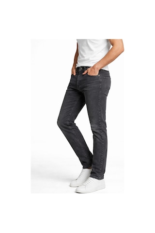Classics Men Erkek Slim Fit Dar Paça Esnek Likralı Denim Jeans Kot Pantolon 7573 Füme