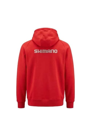 Shimano Wear Hoodie Red Kapüşonlu Sweatshirt Hoodie Kırmızı