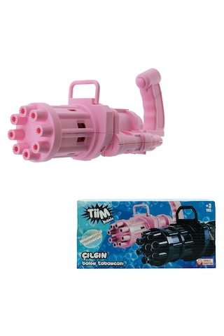 Tiim Bubble 8 Çıkışlı Otomatik Baloncuk Ve Balon Tabancası Mavi