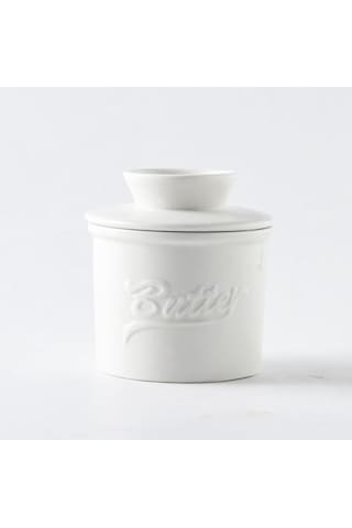 Pazly Tereyağı Güveç Seramik Kapaklı Mavi Tazeliği Korur Mavi