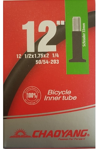 Chaoyang 12x1/2x1.75x2 1/4125 Av Araba Sibop İç Lastik