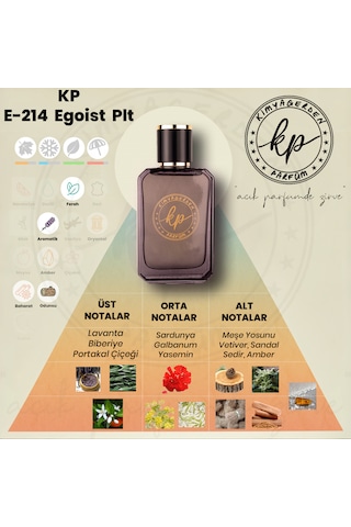 Kimyagerden E-214 Erkek Parfüm Edp 50 Ml Ferah