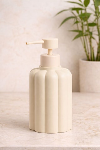 Tezgah Üstü Dekoratif Mutfak Ve Banyo Sıvı Sabunluk 250 Ml Krem