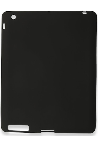 Apple Uyumlu iPad 4 9.7 Kılıf Evo Tablet Silikon - Siyah Diğer