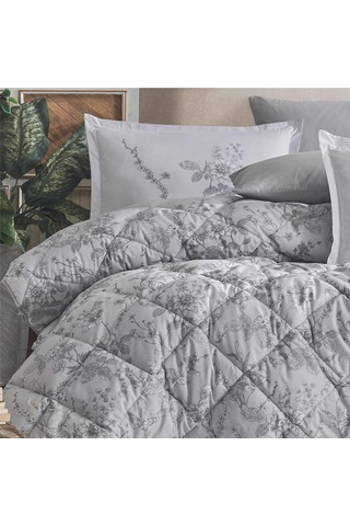 Clasy Ranforce Uyku Seti Çift Kişilik Messina V1 Gri