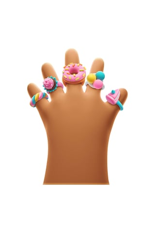 Hey Clay Hava İle Kuruyan Kil 3'lü Kutu - Takılar Tatlı Yüzükler renkli