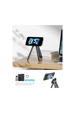 Dizüstü Bilgisayar Macbook Stand Magsafe İle Uyumlu Telefon Standı Manyetik Tripot 4in1 Portatif Kılıflı Alüminyum Portatif Bilgisayar Telefon Tablet İle Uyumlu Stand 1
