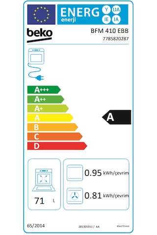 Beko BFM 410 EBB 71 LT Ocaklı Fırın
