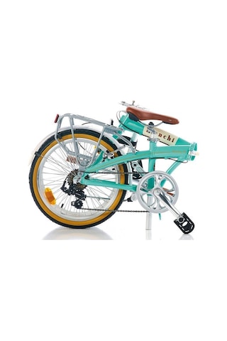 Bianchi New Vintage 20 Jant Katlanır Bisiklet Celeste Celeste - Krem